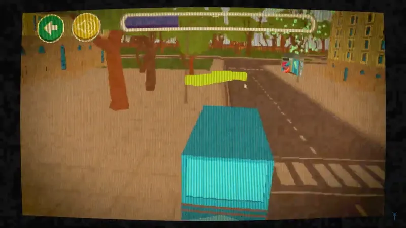 Crazy U, a video game made with a custom game engine